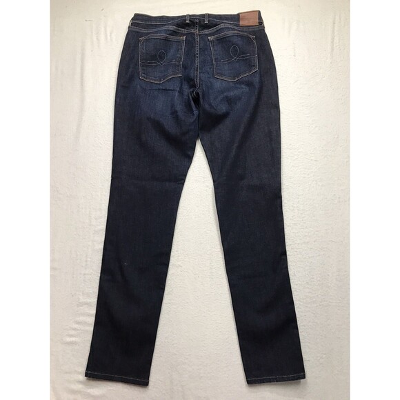 LUCKY Selvedge Jean Women 12/31 (32x32) Sofia Skinny Dark Wash Cone Denim USA - Picture 2 of 16